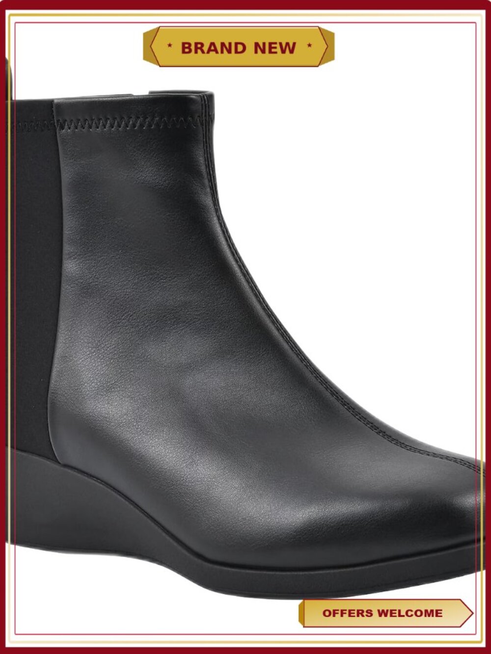 Wedge Mule Comfort Shoes Wide Width Diamond Flex Ortholite